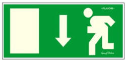 Gungl Dekor Matrica Menekülési irány le zöld "F (310 / 41)