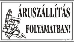 Gungl Dekor Piktogram Áruszállítás folyamatban fehér (000/ 112F) - papir-bolt