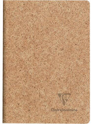 Clairefontaine Füzet Clairefontaine Jeans & Cocoa A/6 48 lapos, vonalas, varrott gerinccel, Cocoa (83525C)