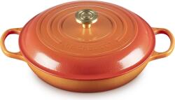 Le Creuset Oală Flamme Dorée Gourmet, 30 cm, portocaliu flacără (21180301834479)