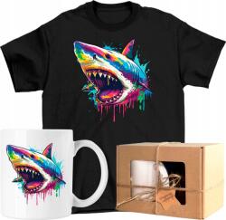  Bögre szett Póló állat art cápa shark 6 Kész Ajándék 152 (AP33.0524.152)