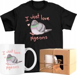  Bögre szett Póló Galamb Vicces mém 3 Kész Ajándék Xs (AP45.29.XS)