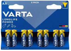 VARTA Elem ceruza VARTA Longlife Power AA 8-es (4906121418)