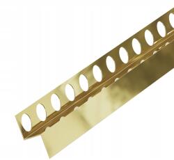 EVISO Faliecszűrő Léc, Fal Mellett, Bal Oldali, Arany Színű, 120 CM (LSGM-0004)