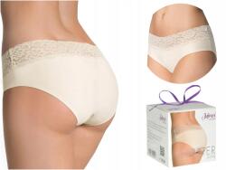 Julimex Varrásmentes bugyi Alsó Csipkével Hipster XL Bézs (5906713251379)