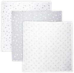 Lorelli Muszlin takaró 80x80 cm - Trio Grey Mix - aprotalpak