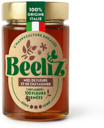  Beeliz Beeliz gesztenye- és virágméz 250 g - delfinbuvar