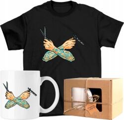  Bögre szett Póló Barber Fodrász Kész Ajándék 140 (AP52.3.140)