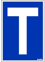 Gungl Dekor Matrica T betű kék "C (221 / 80)