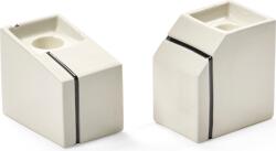 Serax Sfeșnice Silos pentru lumânări clasice, albe, 2 buc (B7325302-001)