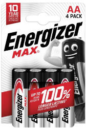 Energizer Elem ceruza ENERGIZER "Max" AA 4 darabos (NZAX6A11)