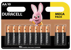 Duracell Elem ceruza DURACELL Basic AA 10-es (10PP110027)