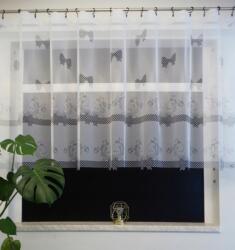 Polontex Mg Függöny Masni Fehér hamu AD06 magasság 120cm 0, 5m (ad06)