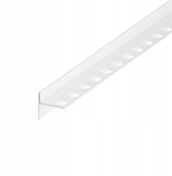 EVISO Lineáris Lefolyócső Leeső Élű Fehér Matt Balos 100cm (LSWH-0302)