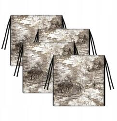 Bertoni 4 db-os párna szett Tip kerti székhez 40x40 cm kivehető betét Nyírfa (TIP BRZOZA 4)