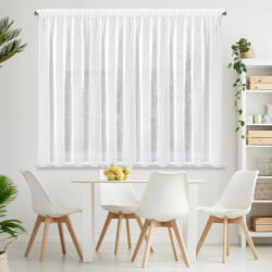EUROFIRANY Lucy fényáteresztő függöny voile anyagból Fehér 350x150 cm