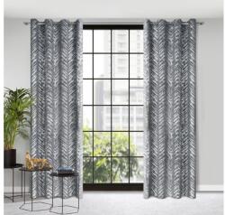 EUROFIRANY Sara bársony sötétítő függöny Acélszürke/ezüst 140x250 cm