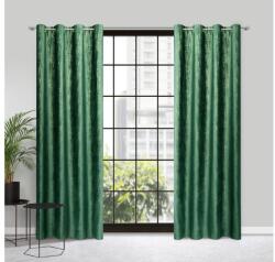 EUROFIRANY Marsala bársony sötétítő függöny Sötétzöld/pezsgő 140x250 cm