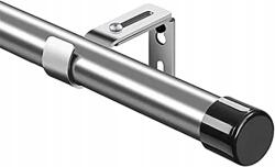  Rozsdamentes acél kerek ablakkarnis, állítható 76-365 cm (X001MU9FR9)