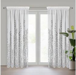 EUROFIRANY Glori dekor függöny Fehér 140x270 cm