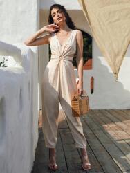 Shein EC22114 Shein Bézs Kombidressz Kötővel (19) S