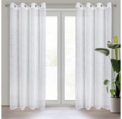 EUROFIRANY Elsi mintás dekor függöny Fehér 140x250 cm