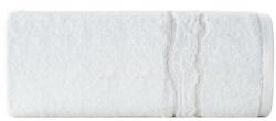 Eurofirany Karin pamut törölköző fényes cérnával szőtt díszítéssel Fehér 70x140 cm