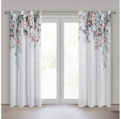 EUROFIRANY Meg 2db-os dekor függöny szett Fehér 140x260 cm