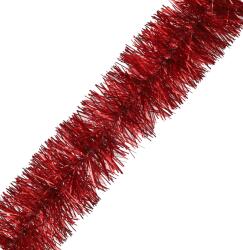 Karácsonyi girland, boa, piros 7cm x 2m