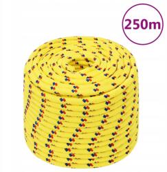 VidaXL Vitorláskötél, sárga, 14 mm, 250 m, polipropilén (8720287129035)