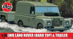Airfix LWB Land Rover (Hard Top) & Trailer 1: 76 (A02324)