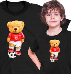  Gyerek Póló Ralph mackó focista fekete 128 (AP57.81.128)