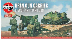 Airfix Bren Gun Carrier& 6 pdr AT Gun, Vintage Classics 1: 76 (A01309V)