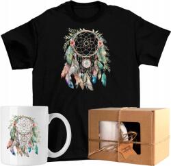  Póló szett Bögre Toll boho Művészet 03 Kész Ajándék