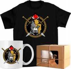  Bögre szett Póló pitbullterrier spárta Görögország Kész Ajándék 104 (AP42.37.104)