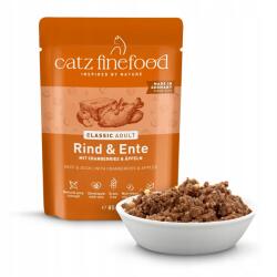 Catz Finefood 100% marha- és kacsahús 85g Hipoallergén macskaeledel