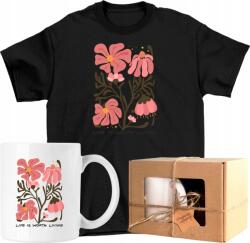  Bögre szett Póló Virágok növények Art 1 Kész Ajándék 140 (AP46.35.140)