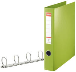 Esselte Gyűrűskönyv A4, Maxi 6cm, 4 gyűrű, D alakú, PP Esselte Jumbo Vivida zöld (82406) - iroda-ellatas