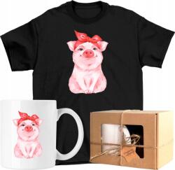  Bögre szett Póló Malac Kedves Gyerek 3 Kész Ajándék Xs (AP45.228.XS)