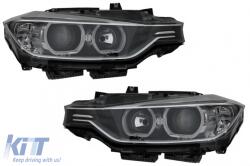 KITT Lightning LED Angyalszem Első Lámpák BMW 3 Series F30 F31 (2011-2015) Xenon Projektor Kinézet (HLBMF30WX)