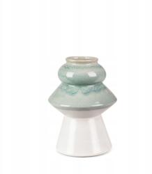 Eurofirany Dekorációs váza Liana 17x23 Eurofirany krém menta ombre hatás (402032)