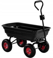 Kraft&Dele Kocsi kerti szállító talicska 75L 300kg pneumatikus kerekek (KD3127)