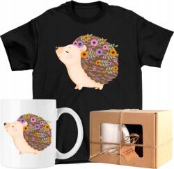  Bögre szett Póló Süni Kedves Virágok 1 Kész Ajándék 116 (AP45.40.116)