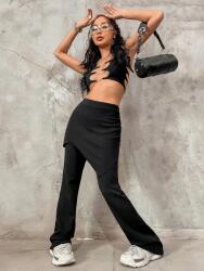 Shein DC12105 *shein Csengő Nadrág 2IN1 Magas Derekú Szoknya (36) M