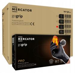 Mercator Medical GoGrip Nitril Kesztyű Pormentes 50db L méret x10 (Rękawice Nitrylowe Bezpudrowe 50szt L X10)