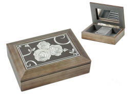 Rozsás ékszertartó doboz