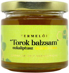 Termelői Torok balzsam" - eukaliptusz akácmézben 230g
