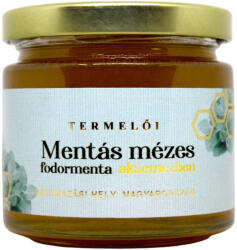 Termelői Mentás Mézes - fodormenta akácmézben 230g