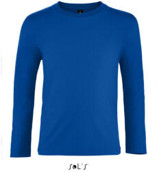 SOL'S Gyerek IMPERIAL hosszú ujjú környakas póló, SOL'S SO02947, Royal Blue-10A (so02947ro-10a)