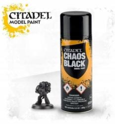 Games Workshop Citadel Chaos Black Spray fekete alapozó matt 400ml